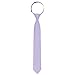 Puistr Boys Lavender Tie Pre-tied Adjustable Kids Solid Color Necktie for Age 8-12 Years Wedding School Graduation with Gift Box