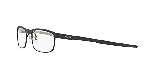 Image of Oakley mens Ox3222 Steel Plate Rectangular Prescription Eyewear Frames