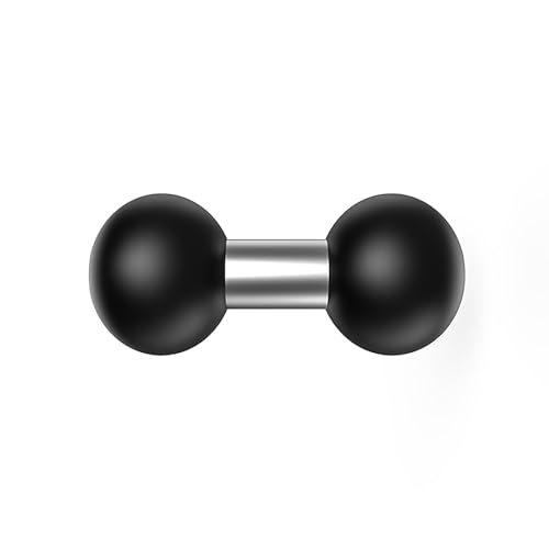 Ball Adapter Ball Mount Doppelköpfe 25.4mm (1-Zoll) Kompatibel mit RAM Dual Kugelsockel Arme GPS Halterungen (1Stk, SZZS-R11)