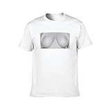 Men's Titties Boobs Boobies Sexy Girl Funny Cotton T Shirt White M