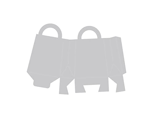 Matrices de découpe Sizzix pour sac cadeau bicolore de taille unique