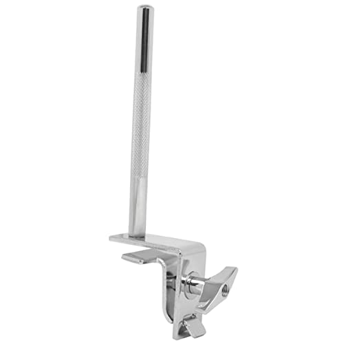 Abrazadera para campana de bombo Totority, clip para soporte de campana para kit de batería, fácil instalación para instrumentos de percusión miniatura 1