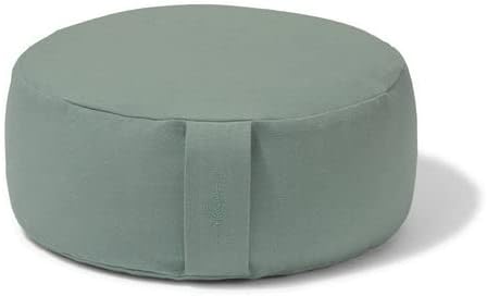 Organic Round Meditation Cushion by renoo - Durable Comfortable C...