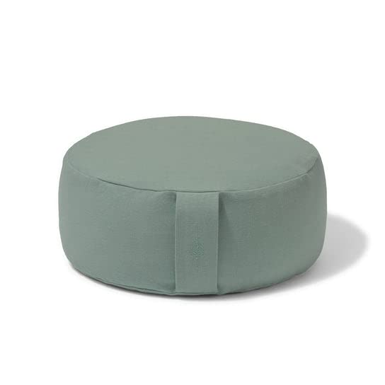 Organic Round Meditation Cushion by renoo - Durable Comfortable C...