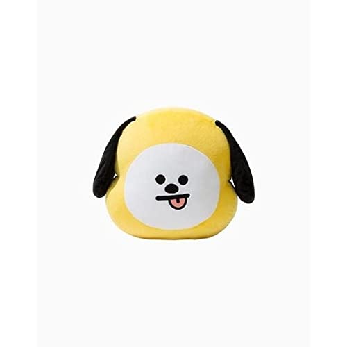 Saubhagye BTS BT21 Kpop Merch Plush Large 14" Cushion Dust Cover/Rucksack Plush Pillow Animal Stuffed Toys K-pop Cushion Pillow Soft BTS Character Chimmy - Yellow (Pack of 1)
