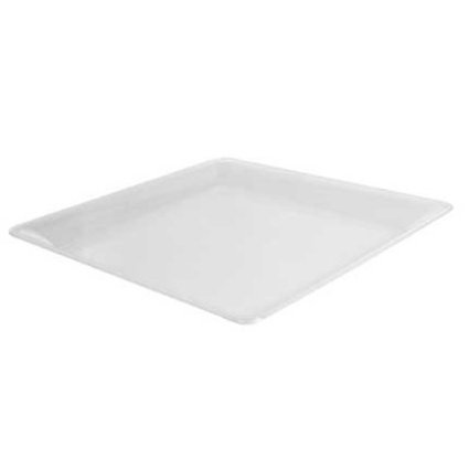 3541-CL Clear 14in. x 14in. Square Tray - Clear