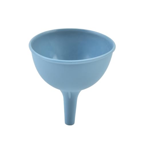 Embudo Embudo de silicona gran diámetro, separador filtro for botellas, recipiente for aceite, herramienta envasado vacío, tamaño S/M/L(M Medium blue)