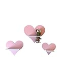 Photo Gallery psgreen set di 3 mini cuori compatibili per figure toniche, scaffale toniebox tonie espansione - espansione - camera dei bambini (rosa) Photo Gallery psgreen set di 3 mini cuori compatibili per figure toniche, scaffale toniebox tonie espansione - espansione - camera dei bambini (rosa)
