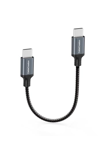 Image of CableCreation USB C to USB C Cable 60W 1.6FT, Type C Fast Charging Cord | Compatible with iPhone 15 Series, MacBook Pro, iPad Pro Air 4, Galaxy S24 S23+ S22