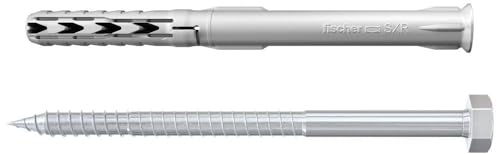 Cheville SXR 10x120 Fischer blister de 4 pour installer une pergola en bois