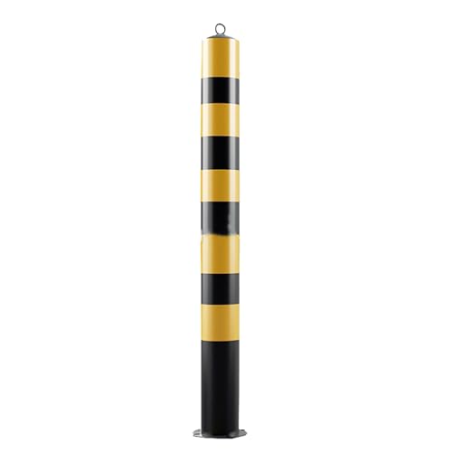 Poteaux de stationnement, balises de signalisation routière - Barrières de sécurité Amovibles de 1200 mm pour allées, parkings, écoles et hôpitaux - Cônes de canalisation résistants pour Une