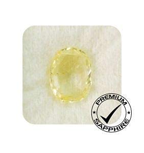 7.25 Ratti / 6.52 Carat AAA++ Quality Yellow Sapphire Ceylon Mined Pukhraj Gemstone Certified Natural Gemstone