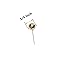 Tupalizy 100PCS 1/4 Inch Small Round Head Map Tacks Pins for Home Office Bulletin Cork Board Use and DIY Craft Project (Gold)