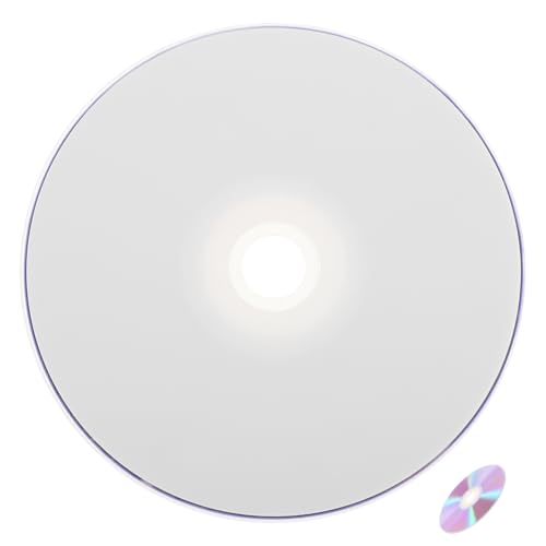 SUPVOX High Capacity Writable Blank Cd Disc Single Case for Music Audio Recording and Digital Data Storage Compatible Cd Recorders