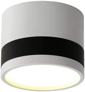 Luces de Techo empotradas Luces de Pasillo Downlight montado Luz de Techo LED Moderna y Sencilla Foco de Porche Reflector de guardarropa Luces LED empotradas de 7 W