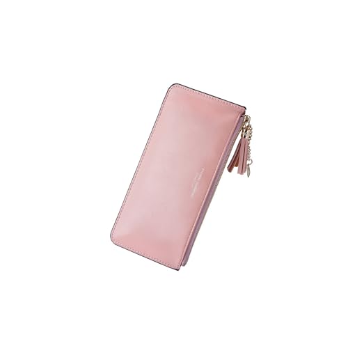 Style Ladies Long Wallet Female Hand-Held Mobile Phone Bag Ultra-Thin Bright Leather Sweet Pu Wallet Card Wallets For Women