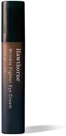 Hawthorne Men’s Wrinkle Fighter Eye Cream. Under Eye Treatment for Men. Mask Wrinkles and Rejuvenate Tired Eyes with Green Tea, Vitamin B3, Peptides and Silica. 0.3 Ounce.