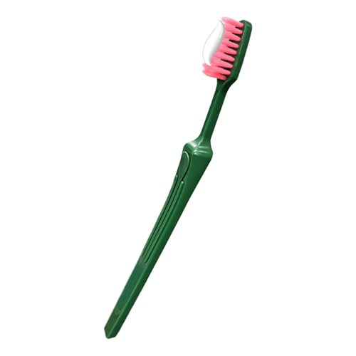 Piccole pennelli per mal di testa per adulti a testa alta - Brush a testa corta | Spazzolino da denti a setole morbida | Spazzola di denti a base ultrafina per un tocco comodo, spa spazzola