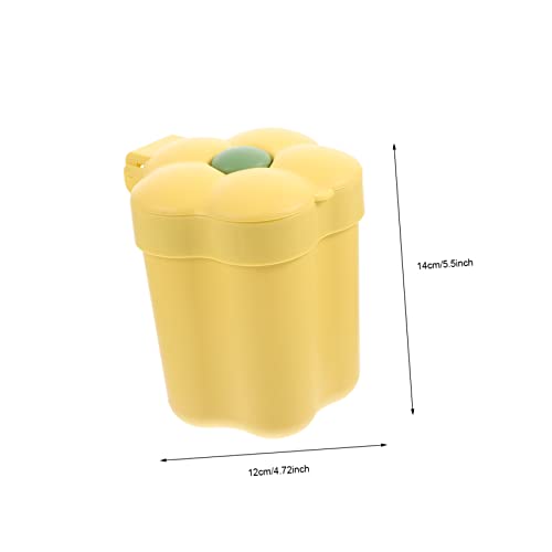 Cabilock Storage Dust Basket Car Garbage Can Slim Trash Can Miniature Trash Can Food Waste Basket Bin Mini Garbage Cans Recycle Can Basket Bedroom Desktop Trash Can Office Table Trash Can #TOP7