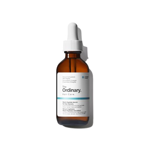 The Ordinary Multi-Peptide Serum for Hair Density 60ml, Siero per densità capelli, Formula a base di peptidi per capelli più folti e voluminosi
