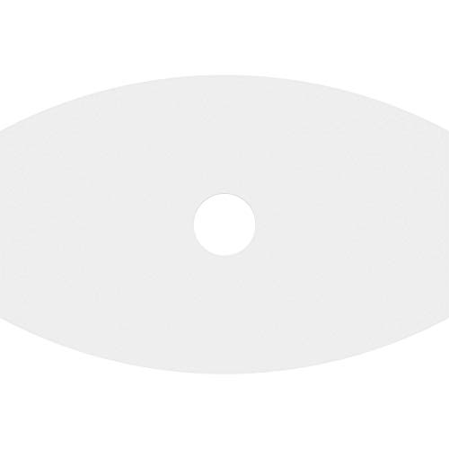 Image of Ekena Millwork CMP36X24KY-05000 Kailey Architectural Grade PVC Contemporary Urethane Ceiling Medallions 36 inchW x 24 inchH x 5 inchID x 19 1 /2 inchC x 1 inchP