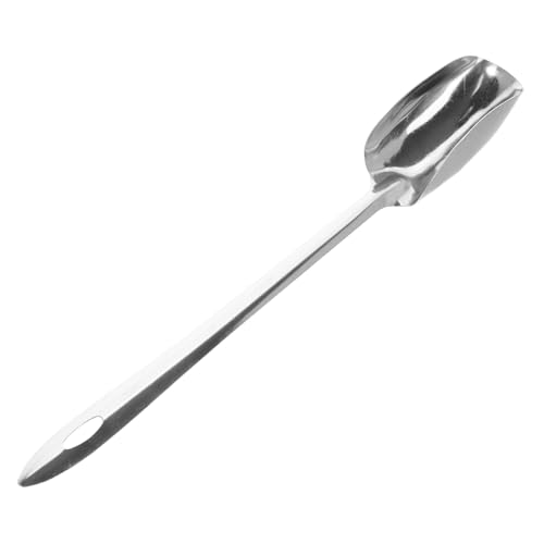 ULTECHNOVO Cuchara de Azúcar Reutilizable para Máquina Algodón de Azúcar Acero Inoxidable Pulido Accesorio Repuesto Seguro y Práctico para Malvaviscos