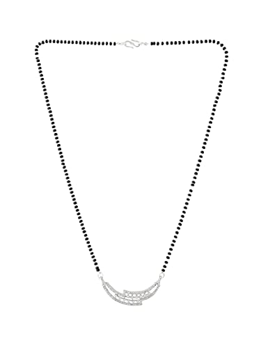 AD American Diamond Studded Beads Mangalsutra