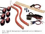 Buztronics/Street FX Pro Light Kit - Black Case - Green 1044661