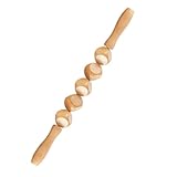 ibasenice Massagestab für Zuhause Ergonomischer Massageroller aus Holz Fördert Durchblutung und...