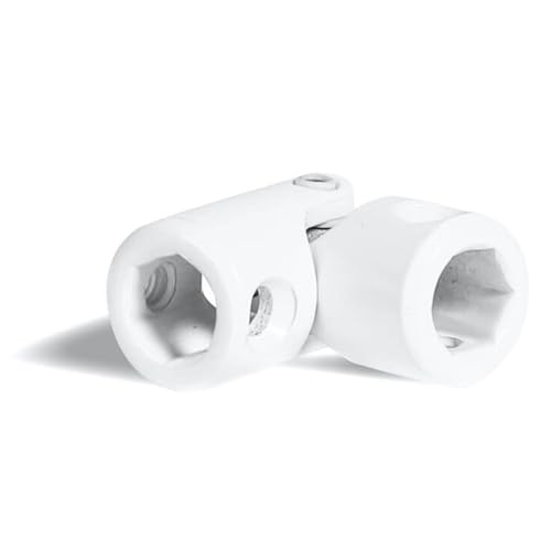 cyclingcolors Scrocco per manovella tapparella, esagonale 10mm x 10mm esagonale Giunto cardanico Accessorio Collegamento Tenda Finestra Bovindo Apertura Chiusura Cassonetto