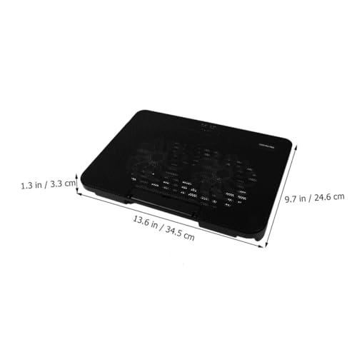 Base refrigeradora para laptop de ahorro energético, 14-15,6 pulgadas, con 2 ventiladores, enfriador para notebook miniatura 2