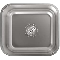 Fregadero Mueble 45 Cata Fregadero modelo CB 45-40, Fregadero cocina un seno, Cubeta cuadrada, Ideal para mueble de 60 cm, Profundidad de 18 cm, Fregadero bajo encimera, Cb 45-40, Talla única