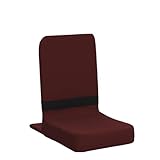 Meditation and Yoga Chair for Adults | Seat Size: 18'x18' | Fully Foldable | Medium Size (Maroon)