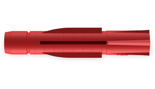 TOX Allzweckdübel Tri 6 x 51 mm, Dübel für fast alle Baustoffe, 100...
