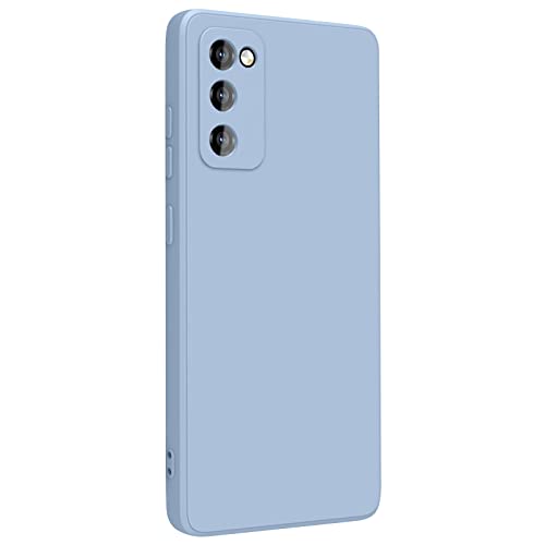 YLK 1 Pièces Coque Samsung Galaxy S20 FE / S20 FE 5G, Doublure en Fibre, Etui Housse Silicone Mince Souple Anti-Rayures Antichoc Coque pour Samsung S20 FE, Gris Lavande