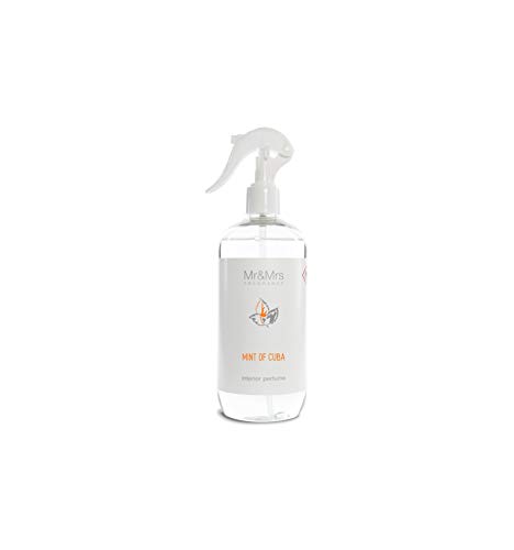 Mr&Mrs Fragrnce Blanc | Jblaspr006 | Spray Parfumant Pour La Chambre Et Les Textiles | Menthe De Cuba