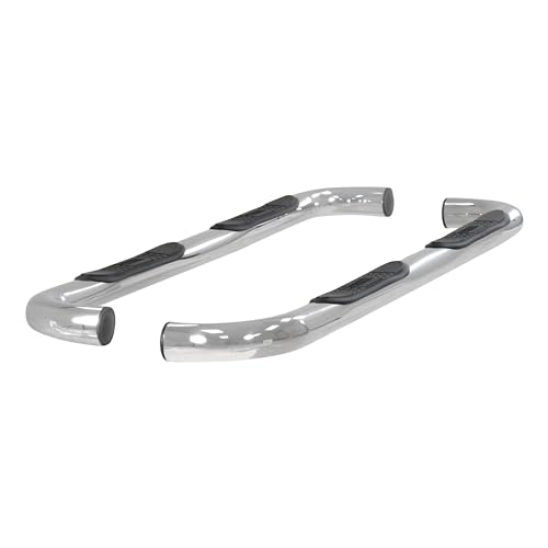 ARIES 204076-2 3-Inch Round Polished Stainless Steel Nerf Bars, No-Drill, Fits Select Hummer H3