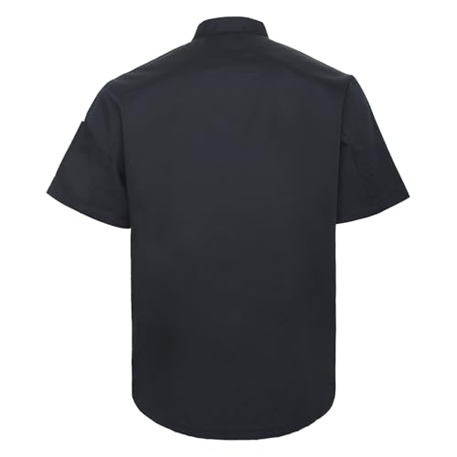 TopTie Unisex Short Sleeve Chef Coat Jacket