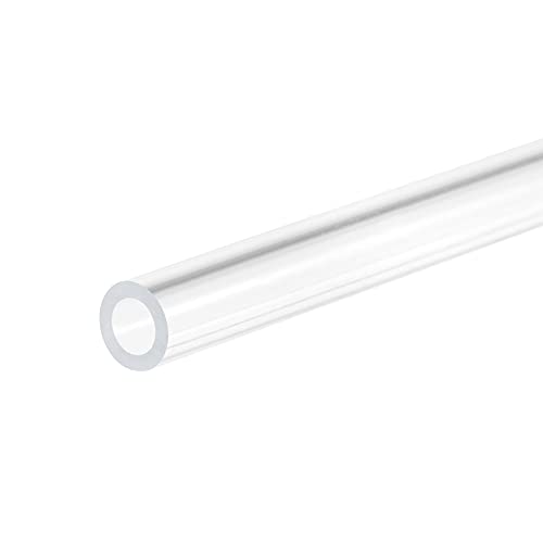 sourcing map 4 Piezas Transparente Rígido Acrílico Tubería 5mm ID X 8mm OD X 305mm Redondo Tubo