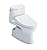 Toto TCST614CEFGAT4001 Carlyle II 1.28 GPF One Piece Elongated Toilet with Left Hand Lever - Less Seat