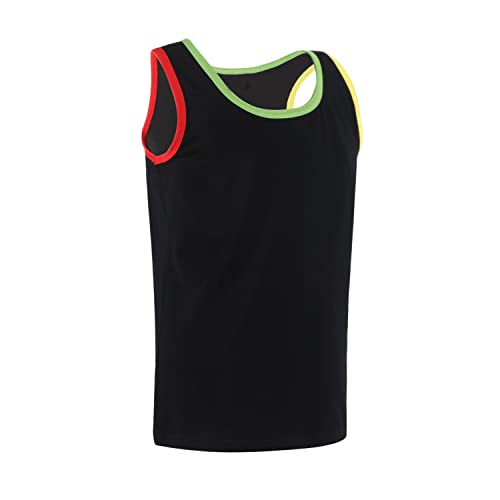 JARAZIN Tomboy Transgender Lesbian FTM Cotton Long Elastic Band Built-in Chest Binder (Medium, Black)