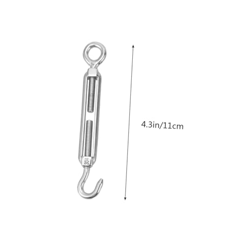 Stainless Steel Wire Rope Tensioner M5 5Pcs Oc Type for Steel Wire Rope miniatura 2