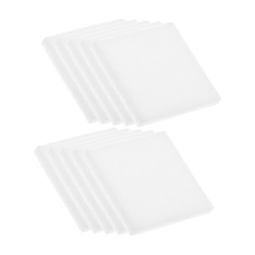 Unomor 10pcs Square Containers Display Holder for Minerals Gems Portable and Sturdy Organizer Box