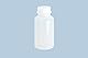 hünersdorff Weithalsflasche zum Befüllen mit Schraubverschluss aus LD-PE (bruchsicher und lebensmittelgeeignet), 1000 ml, transparent