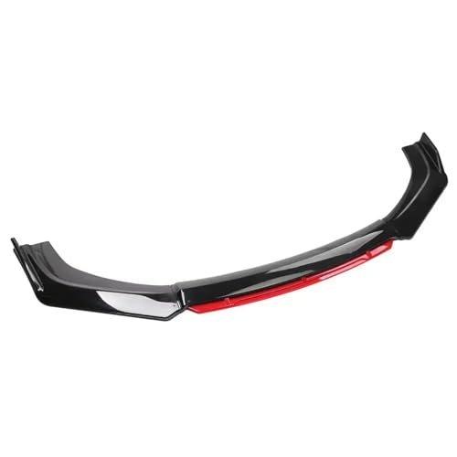 Lèvre de pare-chocs avant Ford Transit Connect 14-21 spoiler noir rouge