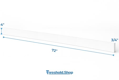 Image of Bathroom Vanity Sink Backsplash /Sidesplash (Super White Engineered Marble, 4 inch x 72 inch)