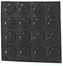 Rubber Feet Self Adhesive 16 Pieces, Height: 0.2 inches (4 mm), Diameter: 0.4 inches (10 mm), Effector Bottom Rubber Cabinets and Electronics Cases, Anti-Slip, Scratch-Resistant, Vibration Reduction