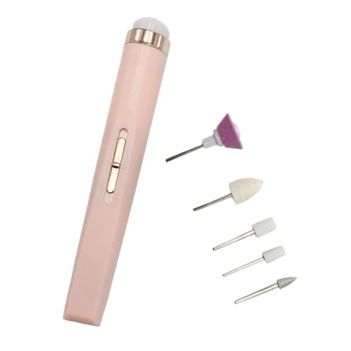 LIFKOME 電動ネイルグラインダー ポータブル手足兼用 ピンク色 マニキュアトリミング 研磨 ポリッシュ対応 ジェルネイル対応 携帯便利