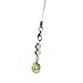 PLCPDM Fashionable Four Leaf Clovers Phone Lanyard Sturdy Phone Charm Compact Phone Pendant in Green for All Ages, Green