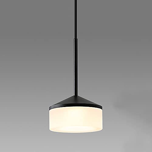 Suspension LED noire en métal et acrylique NAMFHZW pour chevet